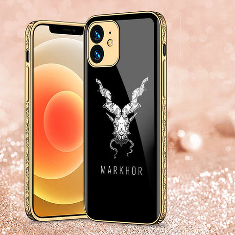 iPhone 12 Cover - Markhor Series - Premium Electroplated Shutterproof Case Soft Silicon Borders Case