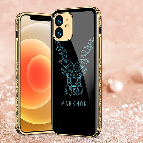 iPhone 12 Cover - Markhor Series - Premium Electroplated Shutterproof Case Soft Silicon Borders Case