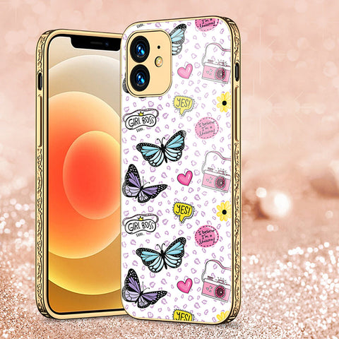 iPhone 11 Cover - Vanilla Dream Series - Premium Electroplated Shutterproof Case Soft Silicon Borders Case