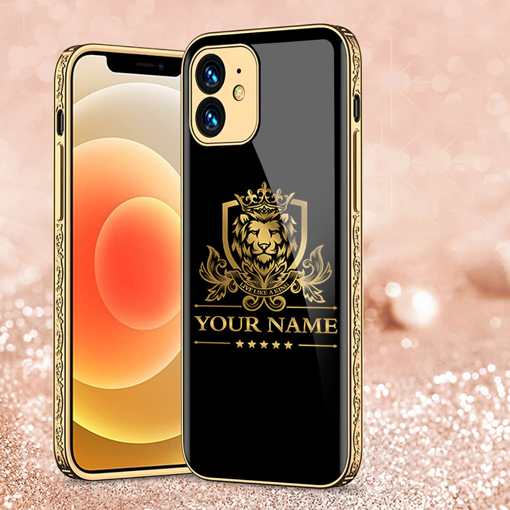 iPhone 11 Cover - Gold Series - Premium Electroplated Shutterproof Case Soft Silicon Borders Case