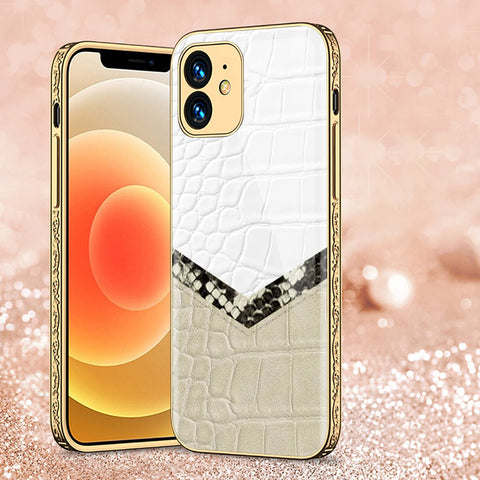 iPhone 12 Cover - Printed Skins Series - Premium Electroplated Shutterproof Case Soft Silicon Borders Case