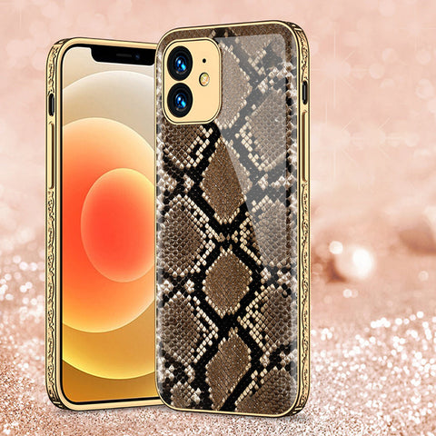 iPhone 12 Cover - Printed Skins Series - Premium Electroplated Shutterproof Case Soft Silicon Borders Case