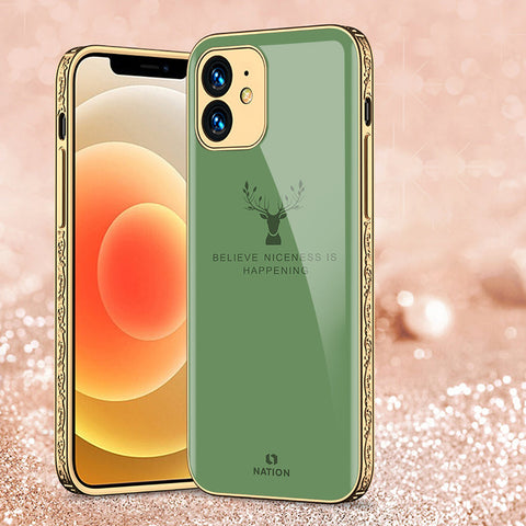 iPhone 11 Cover - Nice Series - Premium Electroplated Shutterproof Case Soft Silicon Borders Case