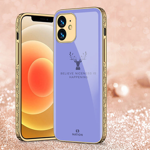 iPhone 11 Cover - Nice Series - Premium Electroplated Shutterproof Case Soft Silicon Borders Case