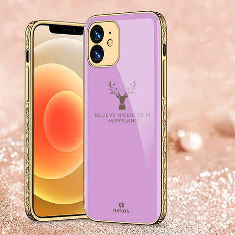 iPhone 11 Cover - Nice Series - Premium Electroplated Shutterproof Case Soft Silicon Borders Case