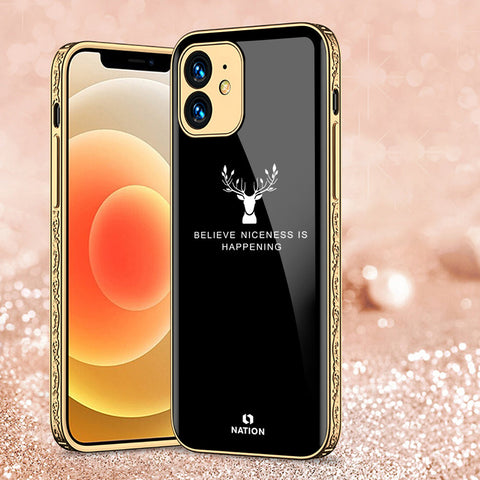 iPhone 11 Cover - Nice Series - Premium Electroplated Shutterproof Case Soft Silicon Borders Case