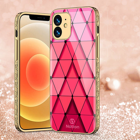 iPhone 11 Cover - Onation Pyramid Series - Premium Electroplated Shutterproof Case Soft Silicon Borders Case