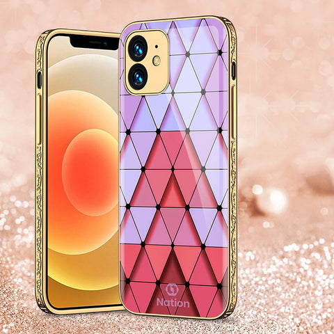 iPhone 11 Cover - Onation Pyramid Series - Premium Electroplated Shutterproof Case Soft Silicon Borders Case