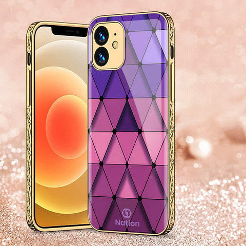 iPhone 11 Cover - Onation Pyramid Series - Premium Electroplated Shutterproof Case Soft Silicon Borders Case