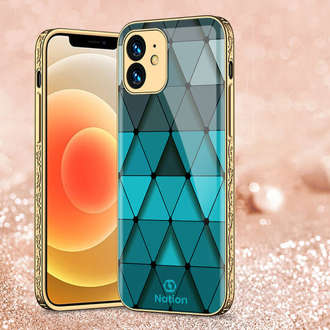 iPhone 11 Cover - Onation Pyramid Series - Premium Electroplated Shutterproof Case Soft Silicon Borders Case