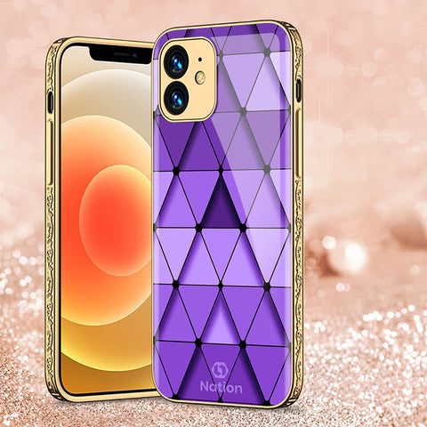 iPhone 11 Cover - Onation Pyramid Series - Premium Electroplated Shutterproof Case Soft Silicon Borders Case