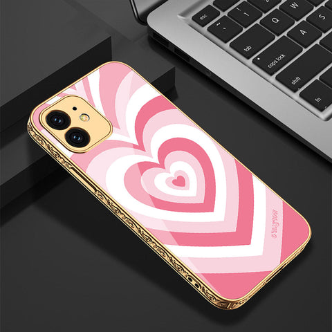 iPhone 12 Cover - O'Nation Heartbeat Series - Premium Electroplated Shutterproof Case Soft Silicon Borders Case