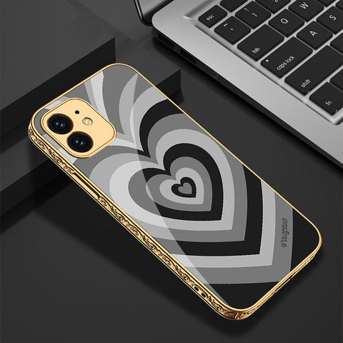 iPhone 12 Cover - O'Nation Heartbeat Series - Premium Electroplated Shutterproof Case Soft Silicon Borders Case