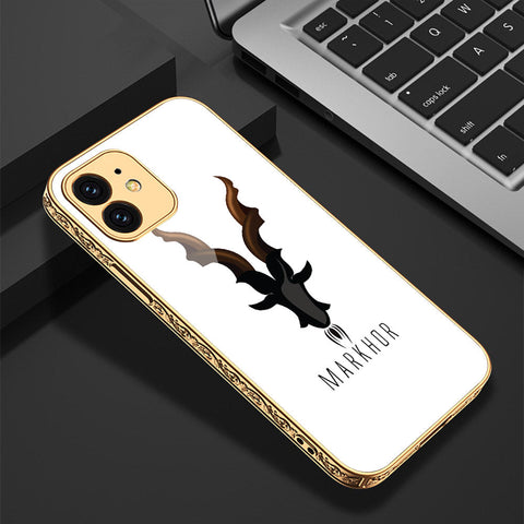 iPhone 12 Cover - Markhor Series - Premium Electroplated Shutterproof Case Soft Silicon Borders Case