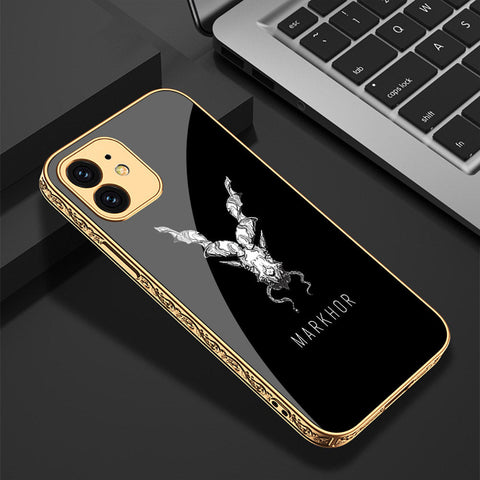 iPhone 12 Cover - Markhor Series - Premium Electroplated Shutterproof Case Soft Silicon Borders Case