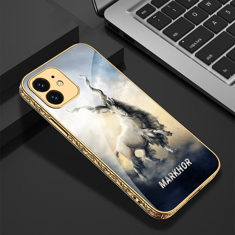 iPhone 12 Cover - Markhor Series - Premium Electroplated Shutterproof Case Soft Silicon Borders Case