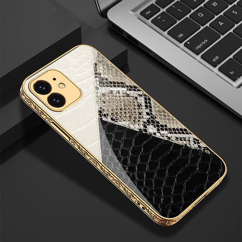 iPhone 12 Cover - Printed Skins Series - Premium Electroplated Shutterproof Case Soft Silicon Borders Case