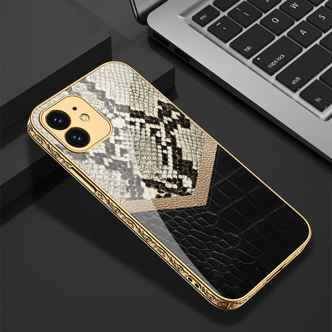 iPhone 12 Cover - Printed Skins Series - Premium Electroplated Shutterproof Case Soft Silicon Borders Case