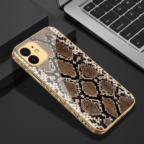 iPhone 12 Cover - Printed Skins Series - Premium Electroplated Shutterproof Case Soft Silicon Borders Case