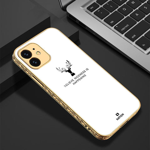 iPhone 11 Cover - Nice Series - Premium Electroplated Shutterproof Case Soft Silicon Borders Case