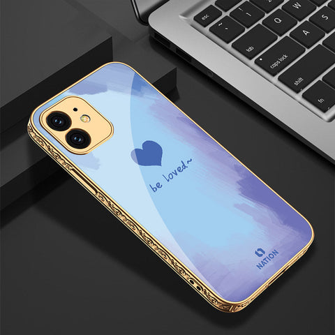 iPhone 11 Cover - Onation Heart Series - Premium Electroplated Shutterproof Case Soft Silicon Borders Case