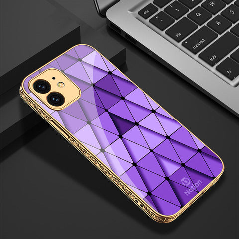 iPhone 11 Cover - Onation Pyramid Series - Premium Electroplated Shutterproof Case Soft Silicon Borders Case