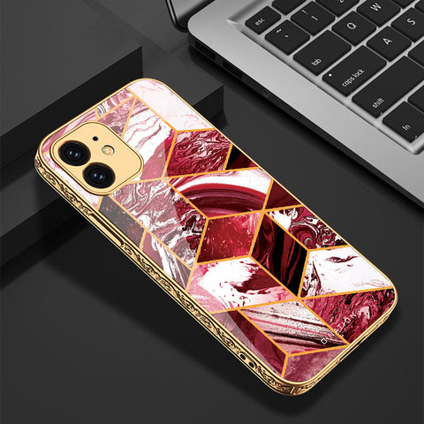 iPhone 11 Cover - O'Nation Shades of Marble Series - Premium Electroplated Shutterproof Case Soft Silicon Borders Case