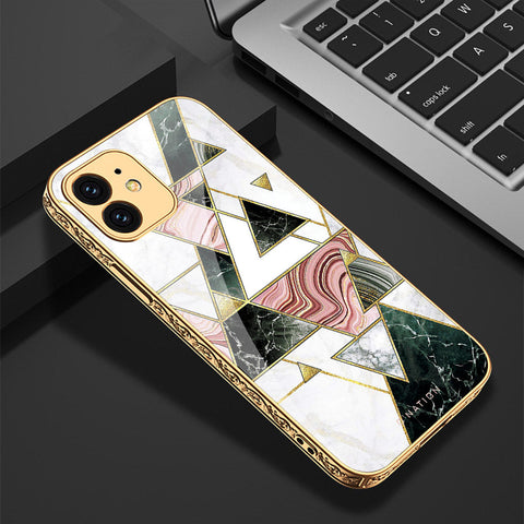 iPhone 11 Cover - O'Nation Shades of Marble Series - Premium Electroplated Shutterproof Case Soft Silicon Borders Case