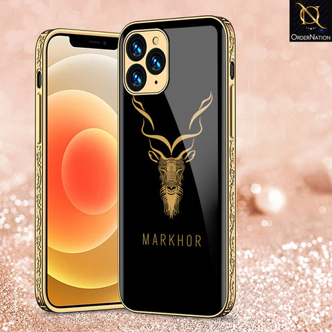 iPhone 11 Pro Max Cover - Markhor Series - Premium Electroplated Shutterproof Case Soft Silicon Borders Case