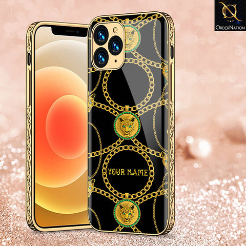 iPhone 12 Pro Cover - Gold Series - Premium Electroplated Shutterproof Case Soft Silicon Borders Case