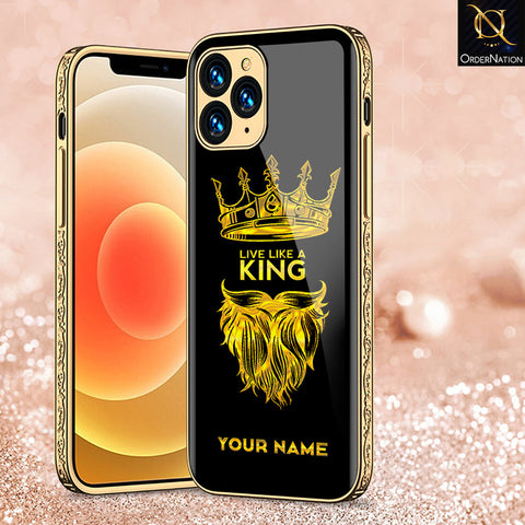 iPhone 12 Pro Cover - Gold Series - Premium Electroplated Shutterproof Case Soft Silicon Borders Case