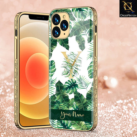 iPhone 11 Pro Cover - Personalized Alphabet Series - Premium Electroplated Shutterproof Case Soft Silicon Borders Case