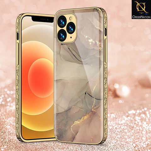 iPhone 11 Pro Cover - Mystic Marble Series - Premium Electroplated Shutterproof Case Soft Silicon Borders Case