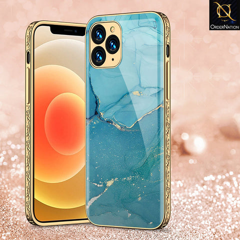 iPhone 11 Pro Cover - Mystic Marble Series - Premium Electroplated Shutterproof Case Soft Silicon Borders Case