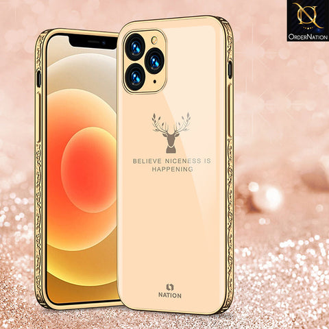 iPhone 11 Pro Cover - Nice Series - Premium Electroplated Shutterproof Case Soft Silicon Borders Case