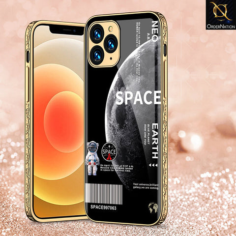 iPhone 11 Pro Max Cover - Limitless Series - Premium Electroplated Shutterproof Case Soft Silicon Borders Case