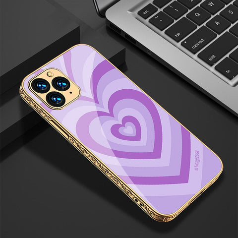 iPhone 11 Pro Max Cover - O'Nation Heartbeat Series - Premium Electroplated Shutterproof Case Soft Silicon Borders Case