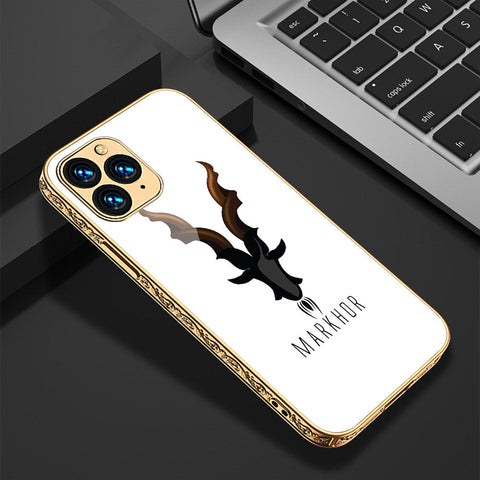 iPhone 11 Pro Cover - Markhor Series - Premium Electroplated Shutterproof Case Soft Silicon Borders Case