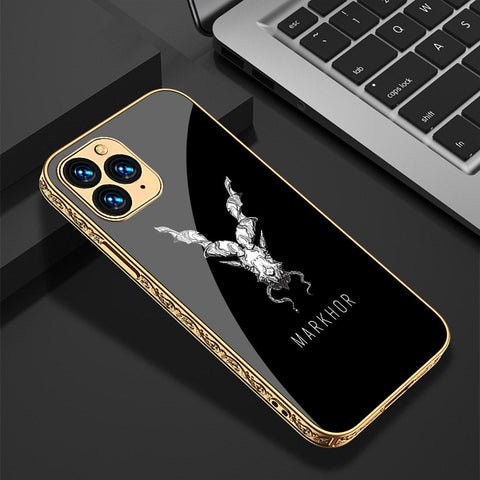 iPhone 11 Pro Max Cover - Markhor Series - Premium Electroplated Shutterproof Case Soft Silicon Borders Case