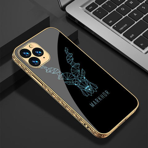 iPhone 11 Pro Max Cover - Markhor Series - Premium Electroplated Shutterproof Case Soft Silicon Borders Case