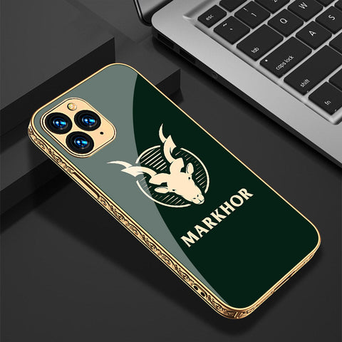 iPhone 11 Pro Max Cover - Markhor Series - Premium Electroplated Shutterproof Case Soft Silicon Borders Case