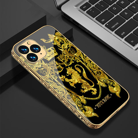 iPhone 12 Pro Cover - Gold Series - Premium Electroplated Shutterproof Case Soft Silicon Borders Case