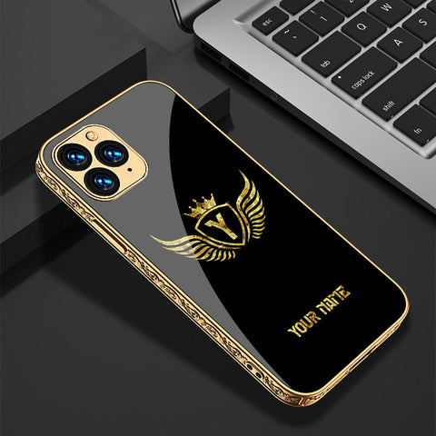 iPhone 12 Pro Max Cover - Gold Series - Premium Electroplated Shutterproof Case Soft Silicon Borders Case