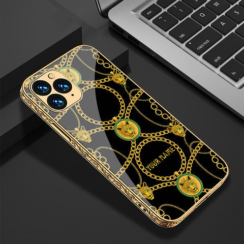 iPhone 11 Pro Cover - Gold Series - Premium Electroplated Shutterproof Case Soft Silicon Borders Case