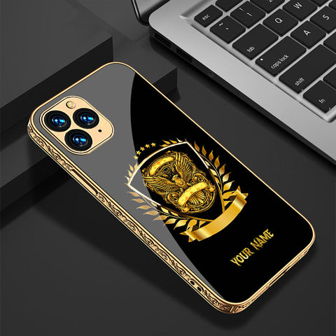 iPhone 11 Pro Max Cover - Gold Series - Premium Electroplated Shutterproof Case Soft Silicon Borders Case