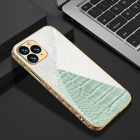 iPhone 11 Pro Cover - Printed Skins Series - Premium Electroplated Shutterproof Case Soft Silicon Borders Case