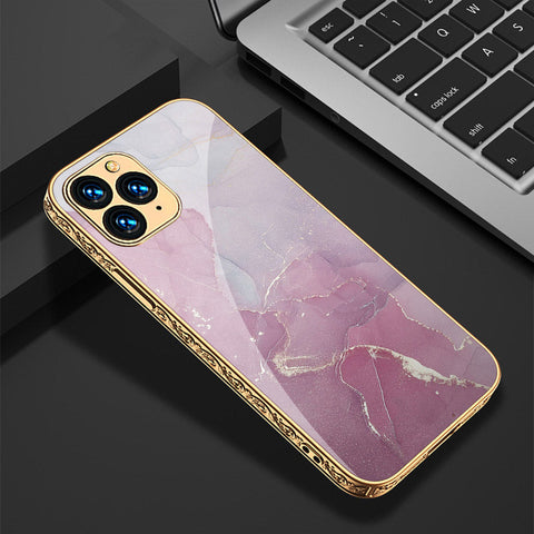 iPhone 11 Pro Cover - Mystic Marble Series - Premium Electroplated Shutterproof Case Soft Silicon Borders Case