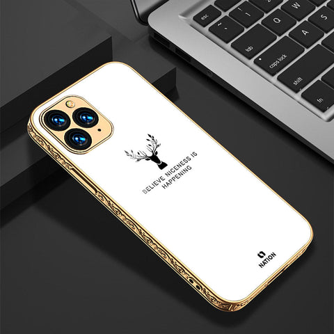 iPhone 12 Pro Cover - Nice Series - Premium Electroplated Shutterproof Case Soft Silicon Borders Case