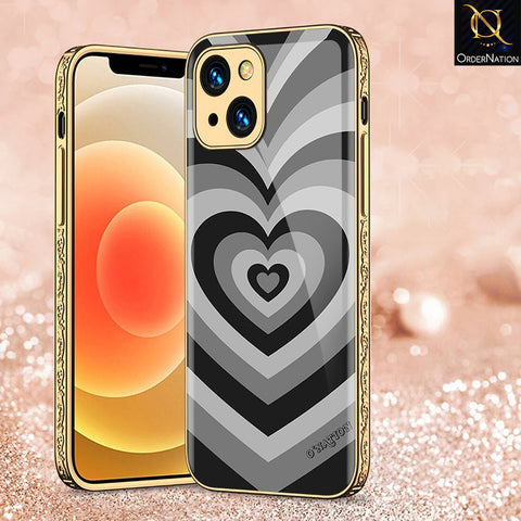 iPhone 13 Cover - O'Nation Heartbeat Series - Premium Electroplated Shutterproof Case Soft Silicon Borders Case