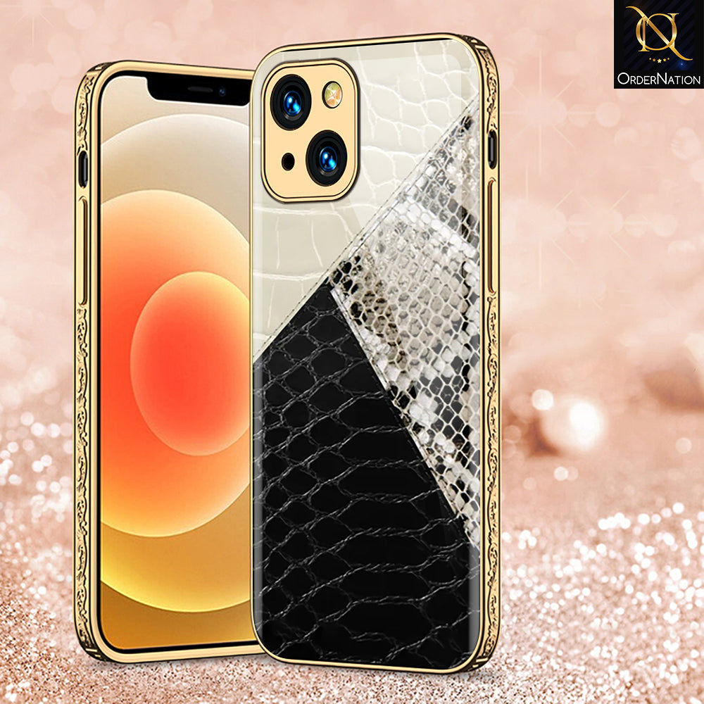 iPhone 13 Cover - Printed Skins Series - Premium Electroplated Shutterproof Case Soft Silicon Borders Case